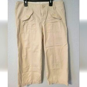 GAP CAPRI  Cream Color Pants Size 4